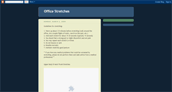 Desktop Screenshot of officestretches.blogspot.com