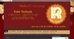 Desktop Screenshot of kedairachmah.blogspot.com