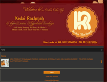 Tablet Screenshot of kedairachmah.blogspot.com