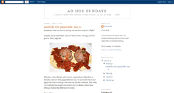 Desktop Screenshot of adhocsundays.blogspot.com