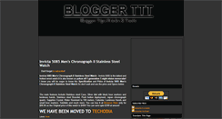 Desktop Screenshot of bloggerttt.blogspot.com