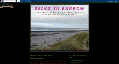 Desktop Screenshot of beinginbarrow.blogspot.com