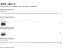 Tablet Screenshot of beinginbarrow.blogspot.com