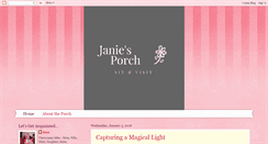 Desktop Screenshot of janiesporch.blogspot.com