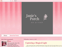 Tablet Screenshot of janiesporch.blogspot.com