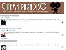 Tablet Screenshot of cinemaparadisouy.blogspot.com