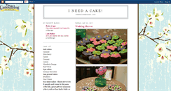 Desktop Screenshot of ineedacake.blogspot.com