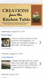 Mobile Screenshot of creationsfromthekitchentable.blogspot.com