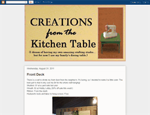 Tablet Screenshot of creationsfromthekitchentable.blogspot.com