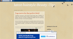 Desktop Screenshot of latest-hairstyle-beauty-tips.blogspot.com