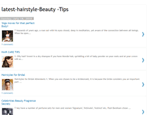 Tablet Screenshot of latest-hairstyle-beauty-tips.blogspot.com