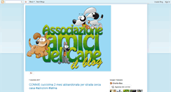 Desktop Screenshot of amicidelcane.blogspot.com