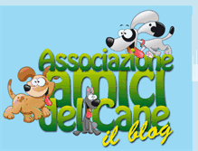 Tablet Screenshot of amicidelcane.blogspot.com