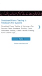 Mobile Screenshot of forexsimulated-trading.blogspot.com