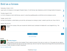 Tablet Screenshot of boldasalioness.blogspot.com