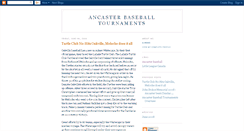 Desktop Screenshot of ancasterbaseball.blogspot.com