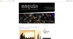 Desktop Screenshot of exposicionmaquis.blogspot.com