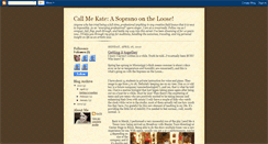 Desktop Screenshot of katesopranoontheloose.blogspot.com