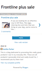 Mobile Screenshot of frontline-plus-sale.blogspot.com