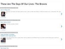 Tablet Screenshot of daysofourlives-thebrowns.blogspot.com