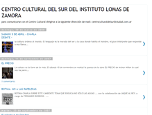 Tablet Screenshot of centro-cultural-del-sur.blogspot.com