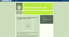 Desktop Screenshot of caravanaalegria.blogspot.com