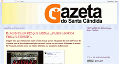 Desktop Screenshot of gazetasantacandida.blogspot.com