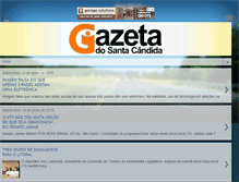 Tablet Screenshot of gazetasantacandida.blogspot.com