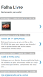 Mobile Screenshot of folhalivre.blogspot.com
