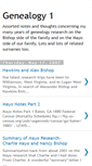 Mobile Screenshot of genealogy1.blogspot.com