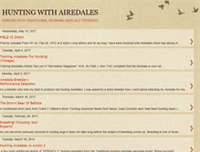 Tablet Screenshot of huntingwithairedales.blogspot.com
