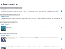 Tablet Screenshot of animalesmarinos-global.blogspot.com
