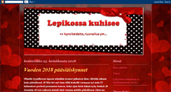 Desktop Screenshot of lepikossakuhisee.blogspot.com