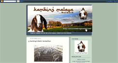 Desktop Screenshot of kambingmalayanet.blogspot.com