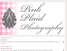 Tablet Screenshot of pinkplaidphotography.blogspot.com