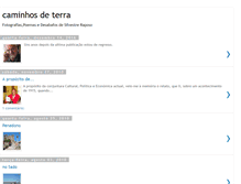 Tablet Screenshot of caminhosdeterra.blogspot.com