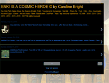 Tablet Screenshot of enkiisacosmicheroe.blogspot.com