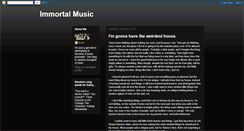 Desktop Screenshot of immortalmusic527.blogspot.com