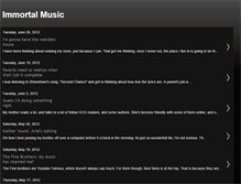 Tablet Screenshot of immortalmusic527.blogspot.com