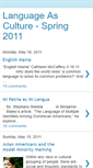 Mobile Screenshot of languageasculturespring11.blogspot.com
