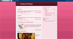 Desktop Screenshot of coisasdecrianca-victoria.blogspot.com