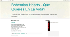 Desktop Screenshot of bohemianhearts.blogspot.com