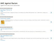 Tablet Screenshot of antiracismmhc.blogspot.com