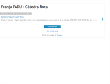 Tablet Screenshot of catedraroca1franjafadu.blogspot.com