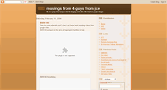 Desktop Screenshot of 4guysfromjce.blogspot.com