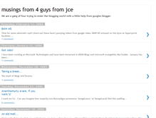 Tablet Screenshot of 4guysfromjce.blogspot.com