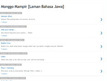Tablet Screenshot of monggo-mampir.blogspot.com