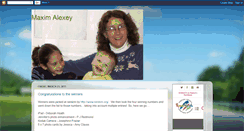 Desktop Screenshot of maximalexey.blogspot.com