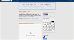 Desktop Screenshot of changingtechnologyineducation.blogspot.com