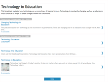 Tablet Screenshot of changingtechnologyineducation.blogspot.com